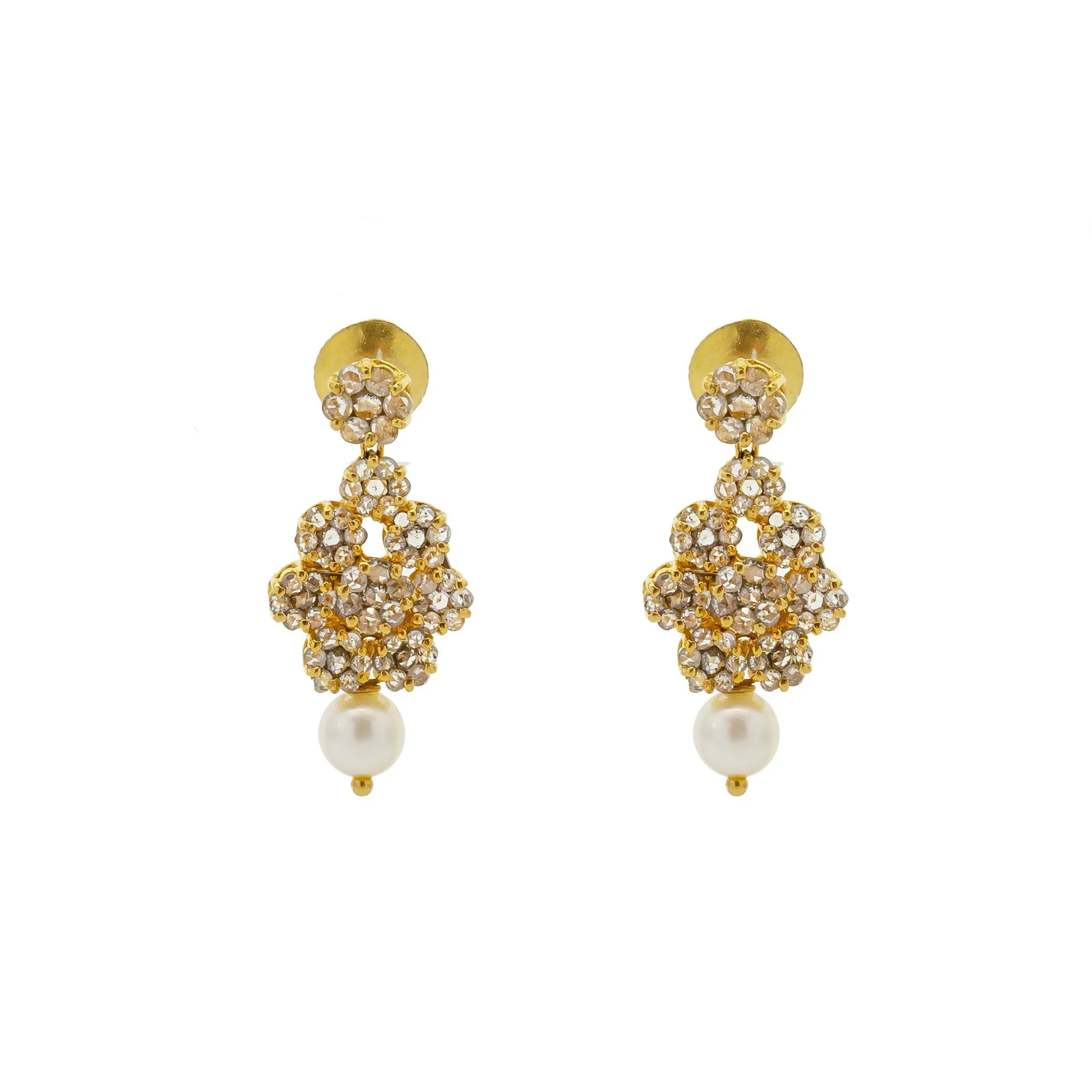 22K Gold & Uncut Diamond Arunima Mangalsutra Set