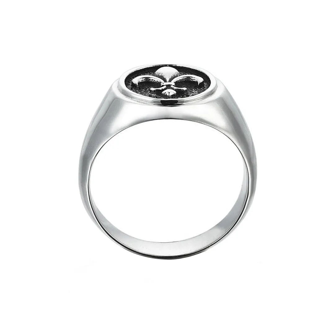 Fleur De Lis Ring - Solid Gold