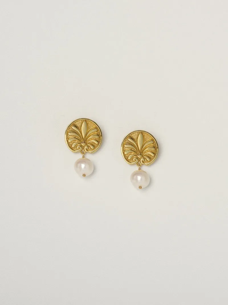Olympia Studs | Pearl