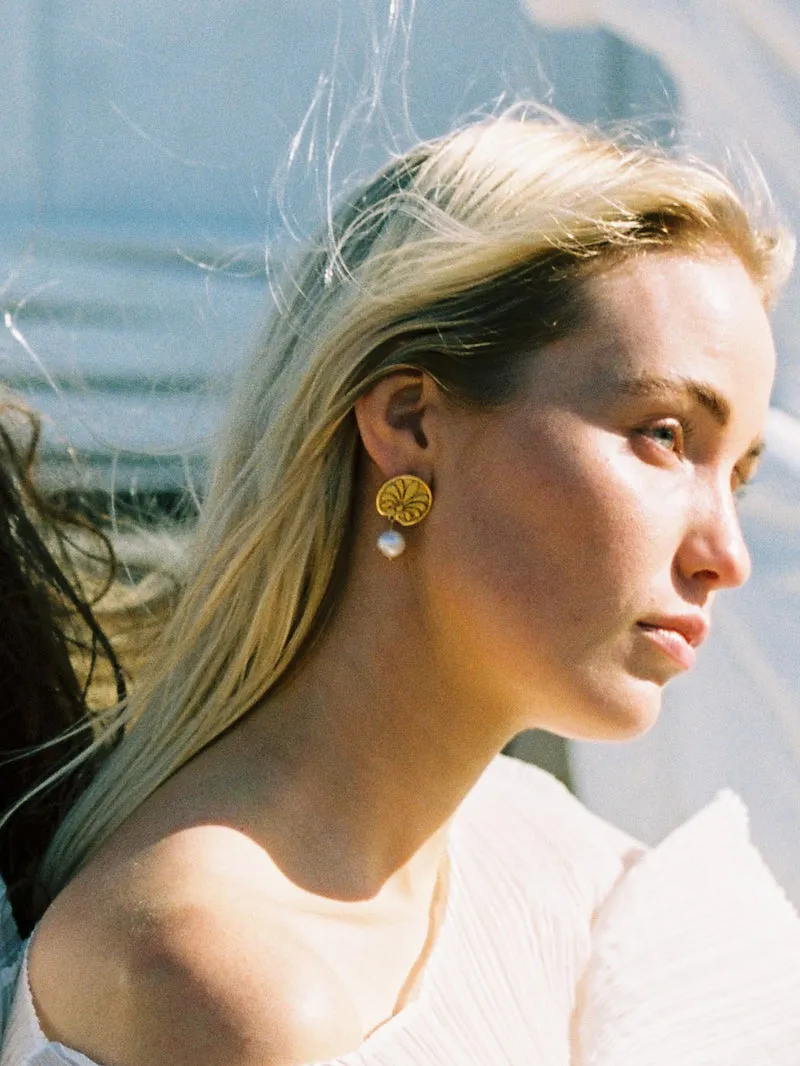 Olympia Studs | Pearl
