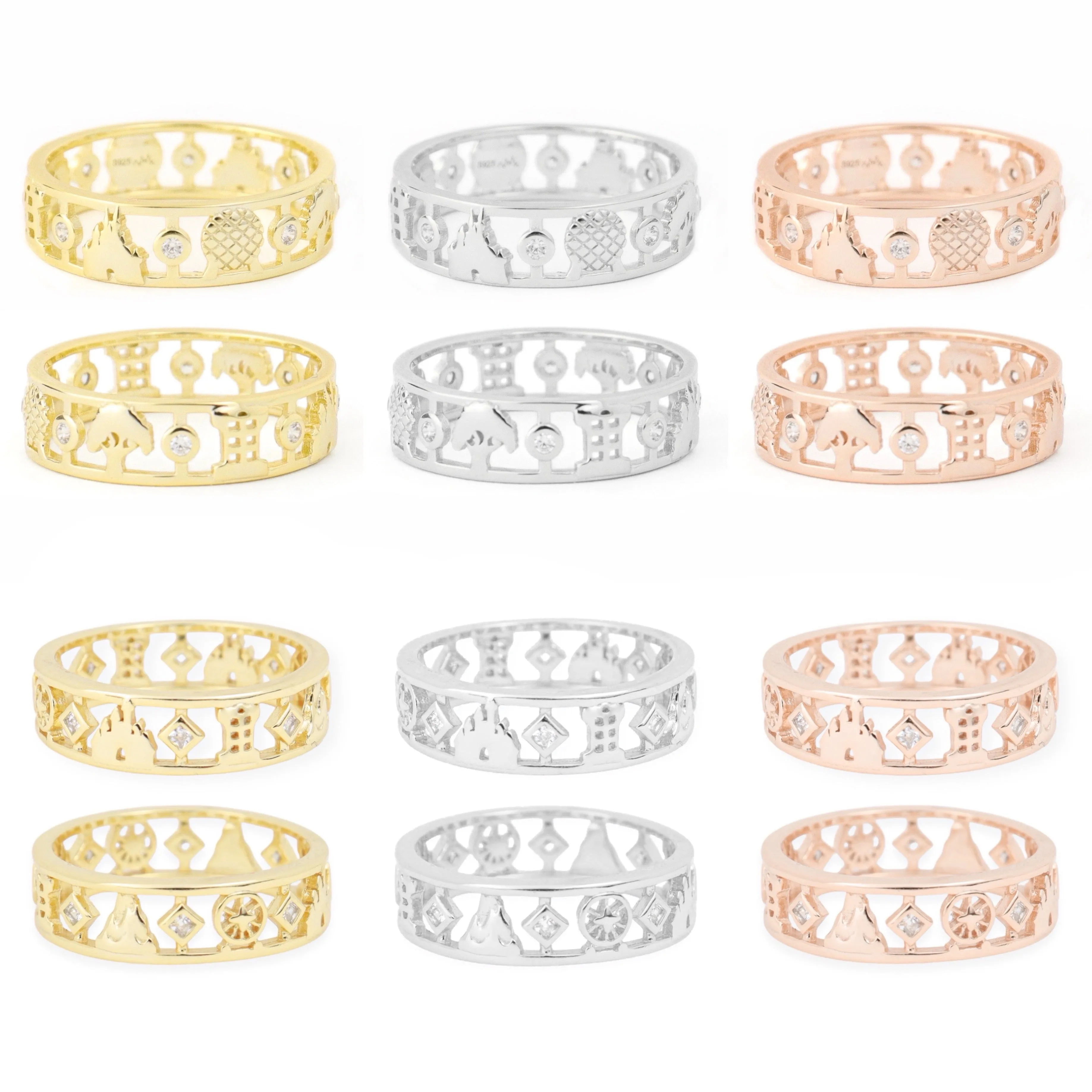 Ring ~ Sterling Collection ~ Land and World Stacker