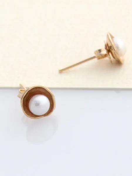 Seed Studs - 9k Gold
