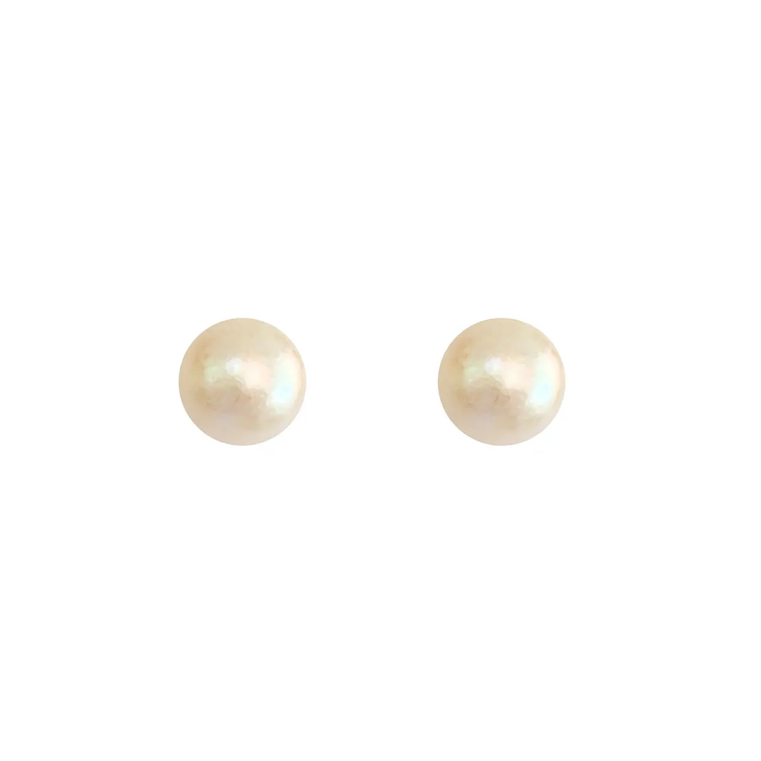 Set of 2 Long Multi-Layered Pearl Studded Gold-Toned Necklace & Stud Earrings Set