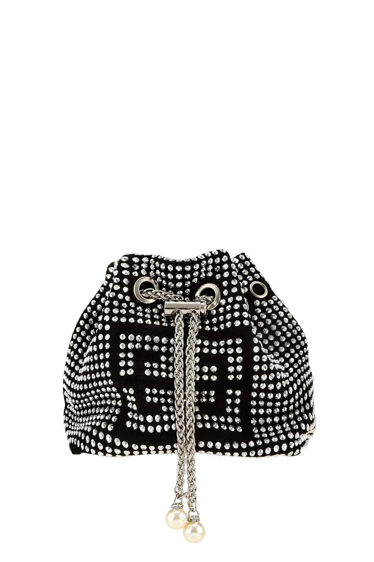 Studded Greek Key Design Bag