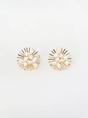 Sunburst Pearl Studs